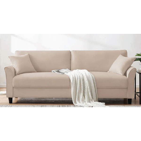 Daroo Velvet 3 Seater Sofa